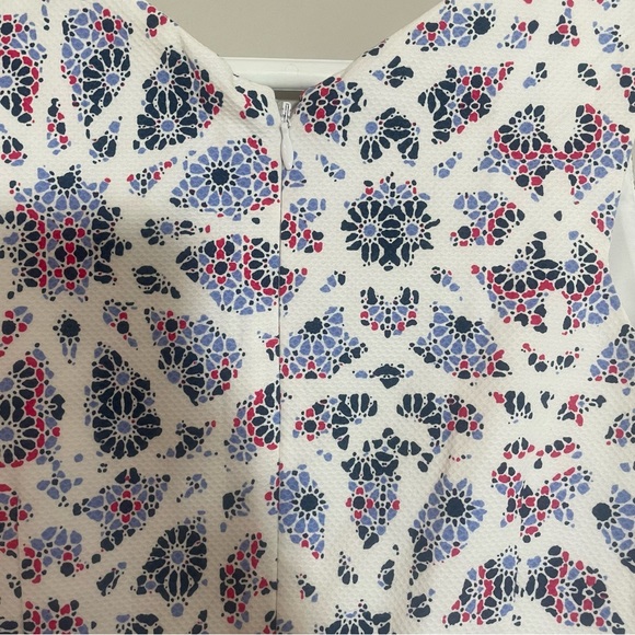 CeCe Fit and Flare Cutout Kaleidoscope Dress Size 0 - Picture 5 of 7